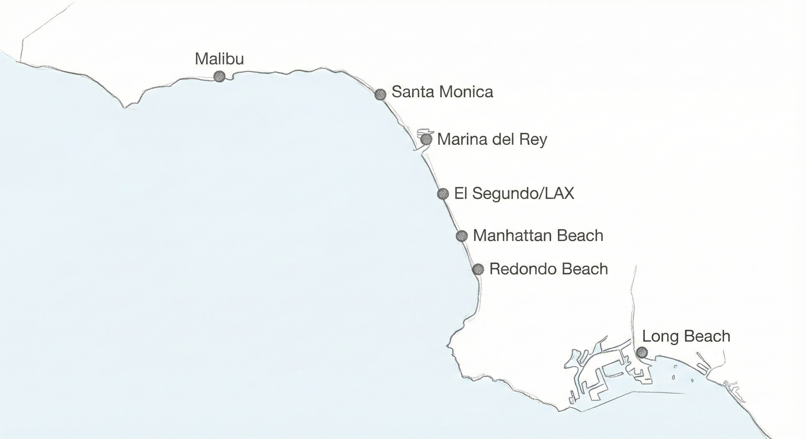 Service area: Malibu, Santa Monica, Marina del Rey, Venice, Culver City, Long Beach